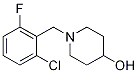 1-(2-chloro-6-fluorobenzyl)piperidin-4-ol Struktur