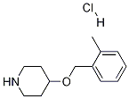 4-[(2-METHYLBENZYL)OXY]PIPERIDINE HYDROCHLORIDE Struktur