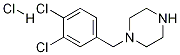 1-(3,4-DICHLOROBENZYL)PIPERAZINE HYDROCHLORIDE Struktur