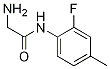 2-amino-N-(2-fluoro-4-methylphenyl)acetamide Struktur