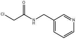 2-chloro-N-(pyridin-3-ylmethyl)acetamide Struktur