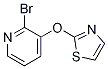 2-Bromo-3-(thiazol-2-yloxy)-pyridine Struktur