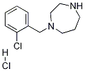 1-(2-Chloro-benzyl)-[1,4]diazepane hydrochloride Struktur