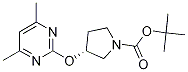 (R)-3-(4,6-Dimethyl-pyrimidin-2-yloxy)-pyrrolidine-1-carboxylic acid tert-butyl ester Struktur