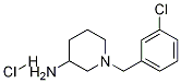 1-(3-Chloro-benzyl)-piperidin-3-ylamine hydrochloride Struktur