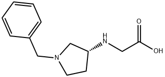 ((R)-1-Benzyl-pyrrolidin-3-ylaMino)-acetic acid Struktur