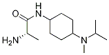 (1R,4R)-(S)-2-AMino-N-[4-(isopropyl-Methyl-aMino)-cyclohexyl]-propionaMide Struktur