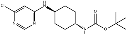 (1R,4R)-[4-(6-氯-嘧啶-4-基氨基)-環(huán)己基]-氨基甲酸叔丁基酯, 1289387-46-7, 結(jié)構(gòu)式