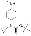 (1R,4R)-Cyclopropyl-(4-MethylaMino-cyclohexyl)-carbaMic acid tert-butyl ester Struktur