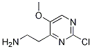 (2-Chloro-5-Methoxy-pyriMidin-4-yl)-ethyl-aMine Struktur