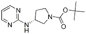 (R)-3-(PyriMidin-2-ylaMino)-pyrrolidine-1-carboxylic acid tert-butyl ester Struktur