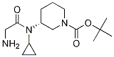 (R)-3-[(2-AMino-acetyl)-cyclopropyl-aMino]-piperidine-1-carboxylic acid tert-butyl ester Struktur