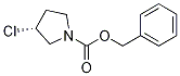 (R)-3-Chloro-pyrrolidine-1-carboxylic acid benzyl ester Struktur