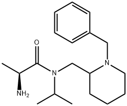 (S)-2-AMino-N-(1-benzyl-piperidin-2-ylMethyl)-N-isopropyl-propionaMide Struktur