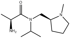 (S)-2-AMino-N-isopropyl-N-((S)-1-Methyl-pyrrolidin-2-ylMethyl)-propionaMide Struktur