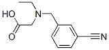 [(3-Cyano-benzyl)-ethyl-aMino]-acetic acid Struktur