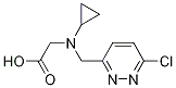 [(6-Chloro-pyridazin-3-ylMethyl)-cyclopropyl-aMino]-acetic acid Struktur