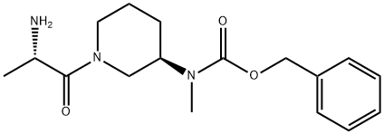 [(R)-1-((S)-2-AMino-propionyl)-piperidin-3-yl]-Methyl-carbaMic acid benzyl ester Struktur