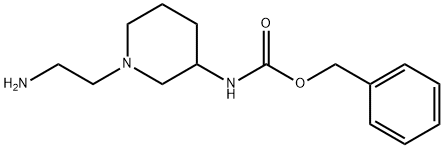 [1-(2-AMino-ethyl)-piperidin-3-yl]-carbaMic acid benzyl ester Struktur