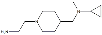 [1-(2-AMino-ethyl)-piperidin-4-ylMethyl]-cyclopropyl-Methyl-aMine Struktur