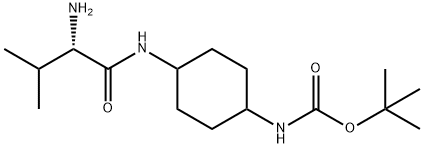 [4-((S)-2-AMino-3-Methyl-butyrylaMino)-cyclohexyl]-carbaMic acid tert-butyl ester Struktur