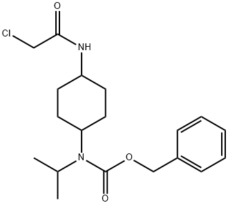 [4-(2-Chloro-acetylaMino)-cyclohexyl]-isopropyl-carbaMic acid benzyl ester Struktur