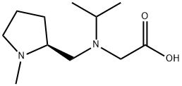 [Isopropyl-((S)-1-Methyl-pyrrolidin-2-ylMethyl)-aMino]-acetic acid Struktur