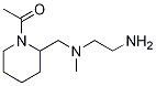 1-(2-{[(2-AMino-ethyl)-Methyl-aMino]-Methyl}-piperidin-1-yl)-ethanone Struktur