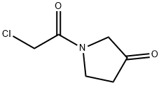 1-(2-Chloro-acetyl)-pyrrolidin-3-one Struktur