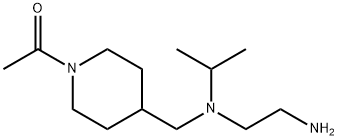 1-(4-{[(2-AMino-ethyl)-isopropyl-aMino]-Methyl}-piperidin-1-yl)-ethanone Struktur