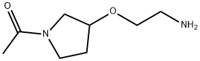 1-[3-(2-AMino-ethoxy)-pyrrolidin-1-yl]-ethanone Struktur