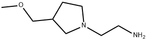 2-(3-MethoxyMethyl-pyrrolidin-1-yl)-ethylaMine Struktur