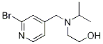 2-[(2-BroMo-pyridin-4-ylMethyl)-isopropyl-aMino]-ethanol Struktur