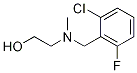 2-[(2-Chloro-6-fluoro-benzyl)-Methyl-aMino]-ethanol Struktur