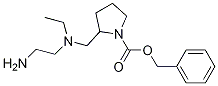 2-{[(2-AMino-ethyl)-ethyl-aMino]-Methyl}-pyrrolidine-1-carboxylic acid benzyl ester Struktur