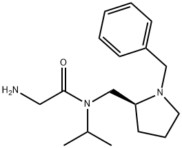 2-AMino-N-((S)-1-benzyl-pyrrolidin-2-ylMethyl)-N-isopropyl-acetaMide Struktur