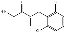 2-AMino-N-(2,6-dichloro-benzyl)-N-Methyl-acetaMide Struktur