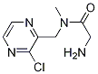 2-AMino-N-(3-chloro-pyrazin-2-ylMethyl)-N-Methyl-acetaMide Struktur