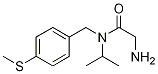 2-AMino-N-isopropyl-N-(4-Methylsulfanyl-benzyl)-acetaMide Struktur