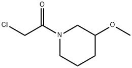 2-Chloro-1-(3-Methoxy-piperidin-1-yl)-ethanone Struktur