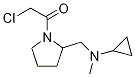 2-Chloro-1-{2-[(cyclopropyl-Methyl-aMino)-Methyl]-pyrrolidin-1-yl}-ethanone Struktur