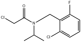 2-Chloro-N-(2-chloro-6-fluoro-benzyl)-N-isopropyl-acetaMide Struktur