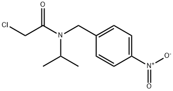 2-Chloro-N-isopropyl-N-(4-nitro-benzyl)-acetaMide Struktur