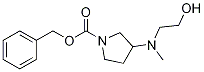 3-[(2-Hydroxy-ethyl)-Methyl-aMino]-pyrrolidine-1-carboxylic acid benzyl ester Struktur