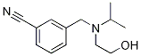 3-{[(2-Hydroxy-ethyl)-isopropyl-aMino]-Methyl}-benzonitrile Struktur