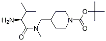 4-{[((S)-2-AMino-3-Methyl-butyryl)-Methyl-aMino]-Methyl}-piperidine-1-carboxylic acid tert-butyl ester Struktur