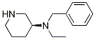 Benzyl-ethyl-(S)-piperidin-3-yl-aMine Struktur