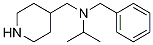 Benzyl-isopropyl-piperidin-4-ylMethyl-aMine Struktur