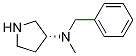 Benzyl-Methyl-(R)-pyrrolidin-3-yl-aMine Struktur