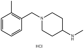 Methyl-[1-(2-Methyl-benzyl)-piperidin-4-yl]-aMine
hydrochloride Struktur